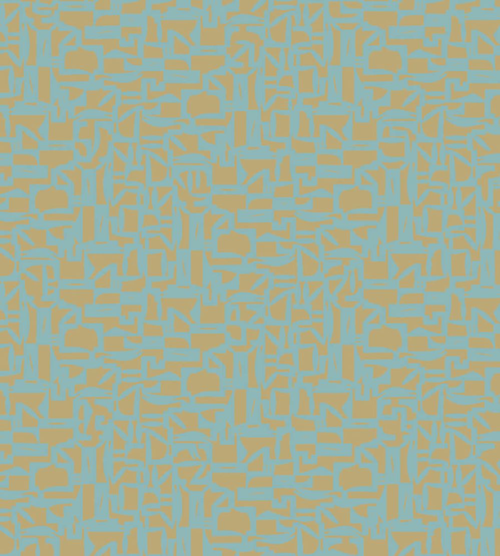 Pigmeo Wallpaper by Jannelli&Volpi Blue/Sand