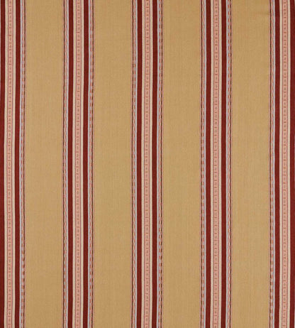 Pimlico Stripe Fabric by Morris & Co Ochre/Crimson
