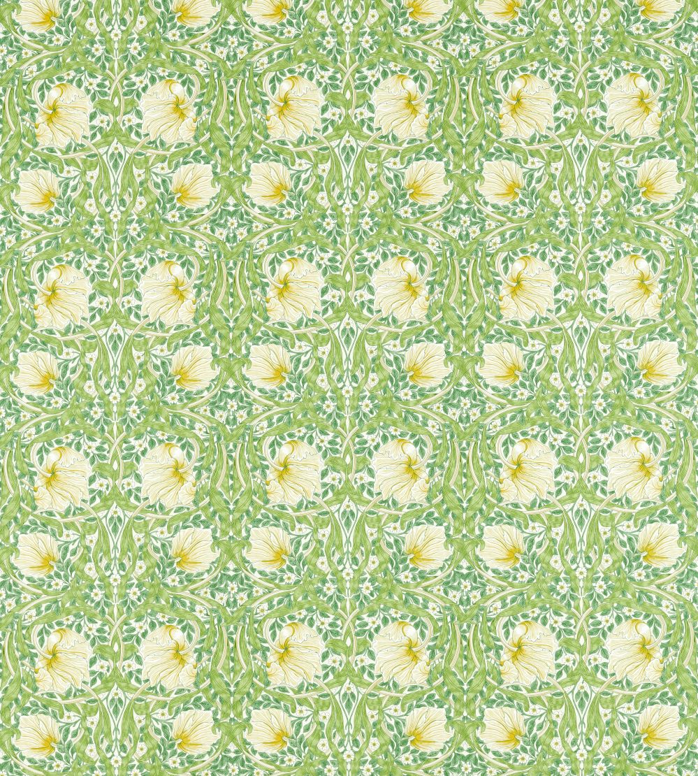 Pimpernel Fabric by Morris & Co Weld / Leaf Green