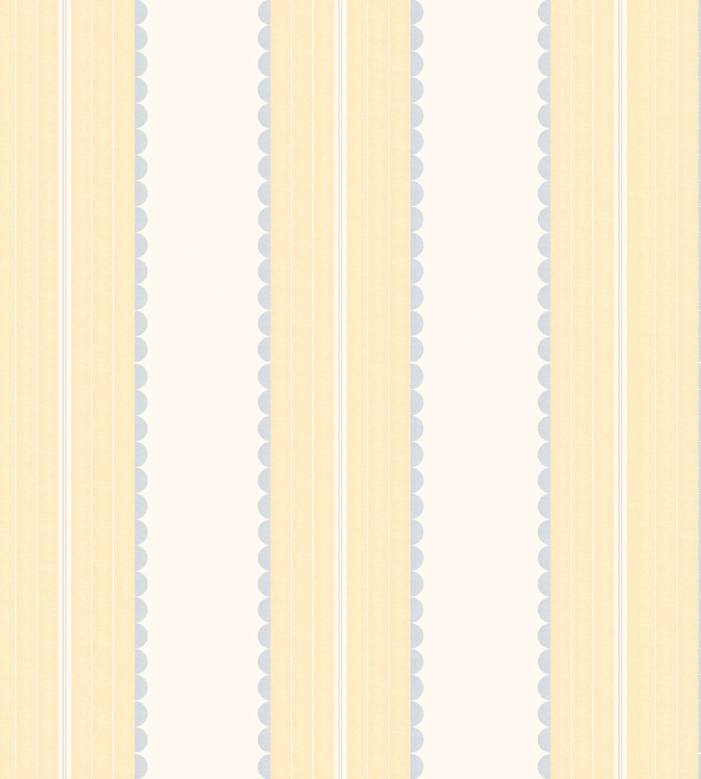 Pin Up Stripe Wallpaper by Woodchip & Magnolia Soft Yellow