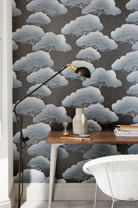 Pines wallpaper by Little Greene in Ash Pine