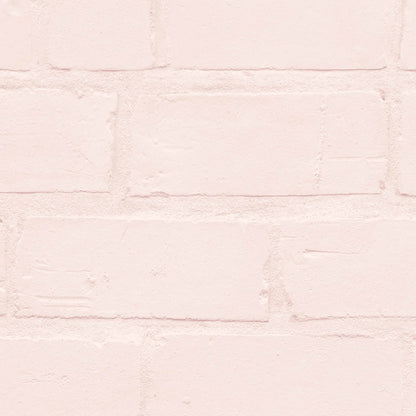 Painted Blush Brick Wallpaper By Woodchip & Magnolia