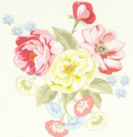 Gypsy Bouquet Fabric by Betsy Textiles in Pink