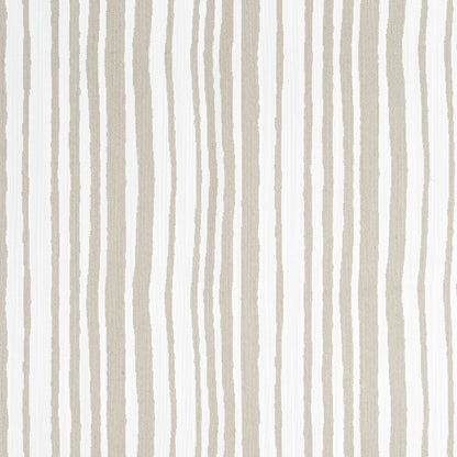 Pintado Stripe Fabric by Thibaut in Sand (W8500)