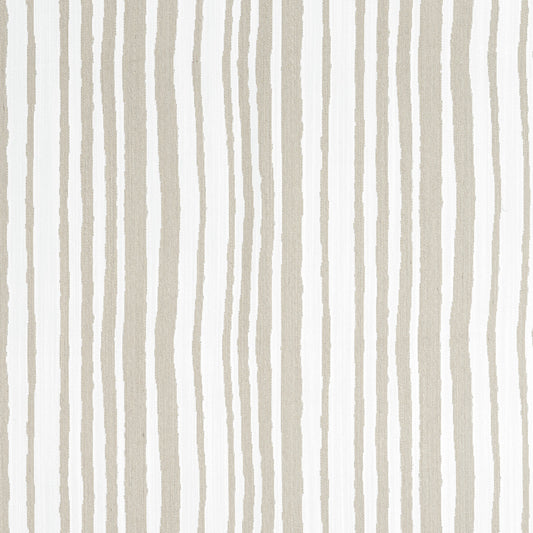 Pintado Stripe Fabric by Thibaut in Sand (W8500)