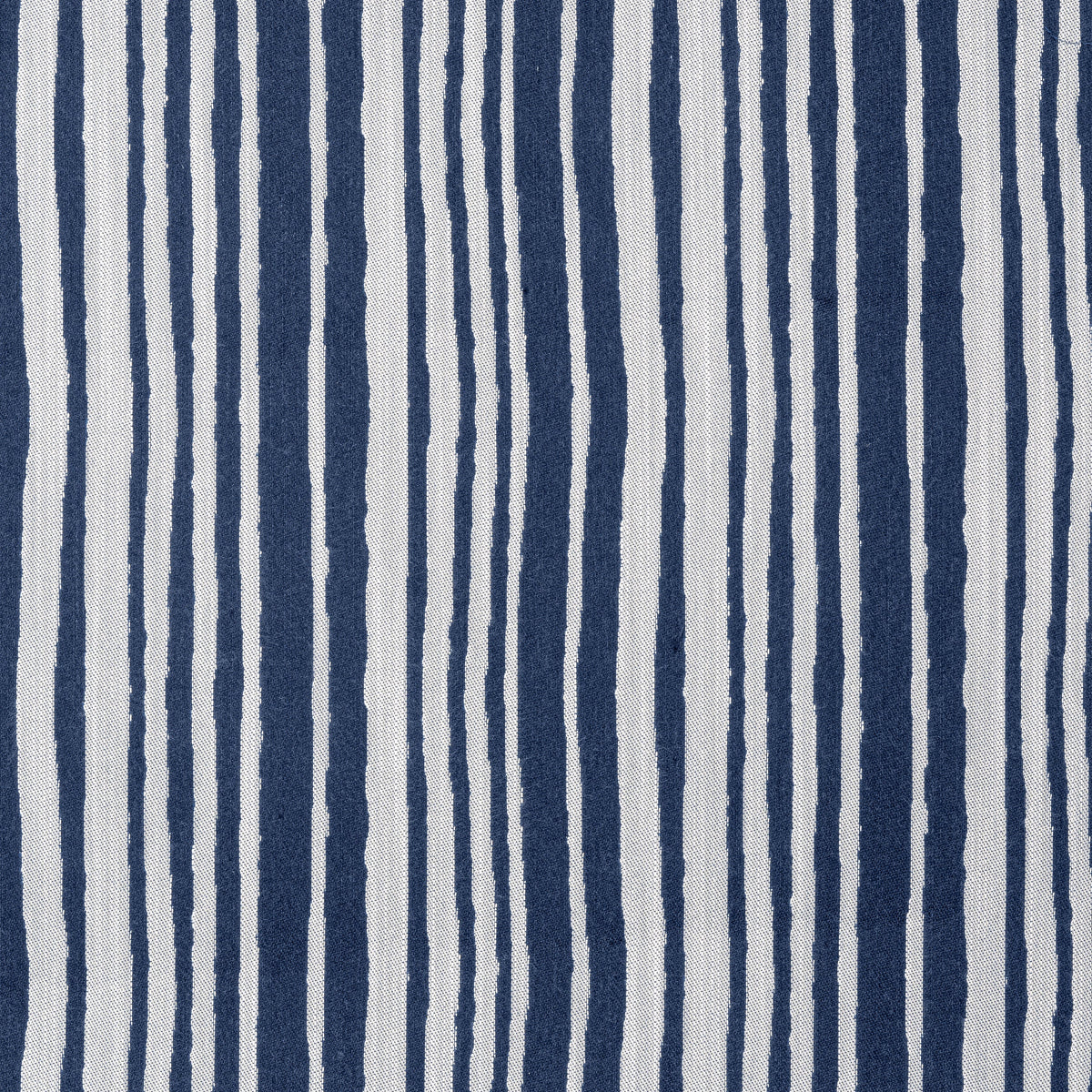 Pintado Stripe Fabric by Thibaut in Navy (W8504)