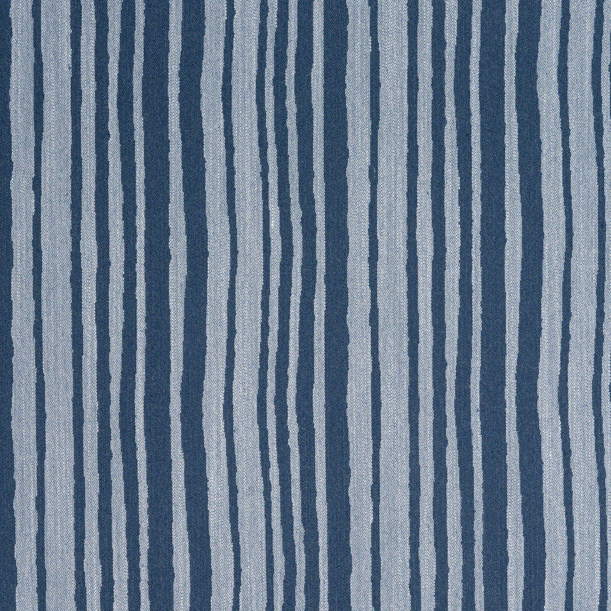 Pintado Stripe Fabric by Thibaut in Marine (W8505)