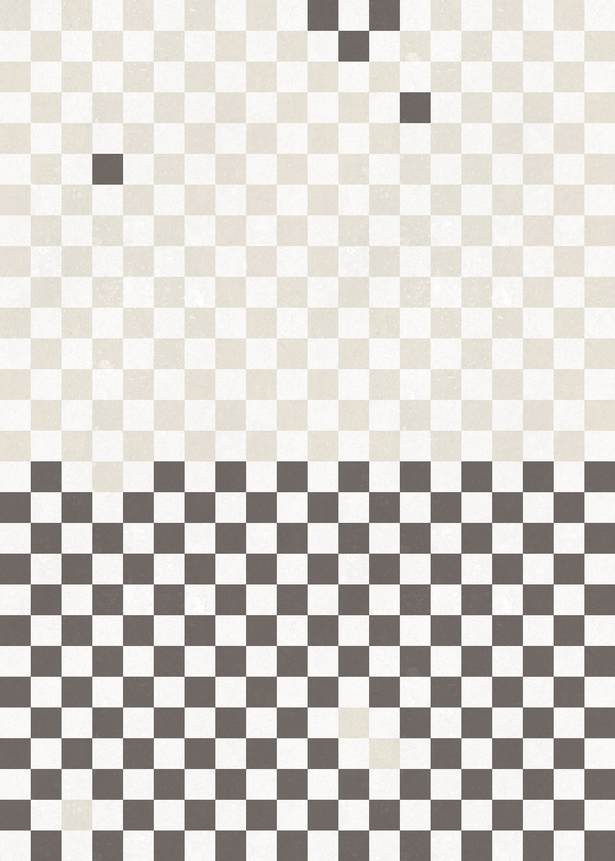 Pixels Black & White mural by Rebel Walls