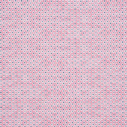 Pixie Fabric by Thibaut in Peony & Marine (W73462)