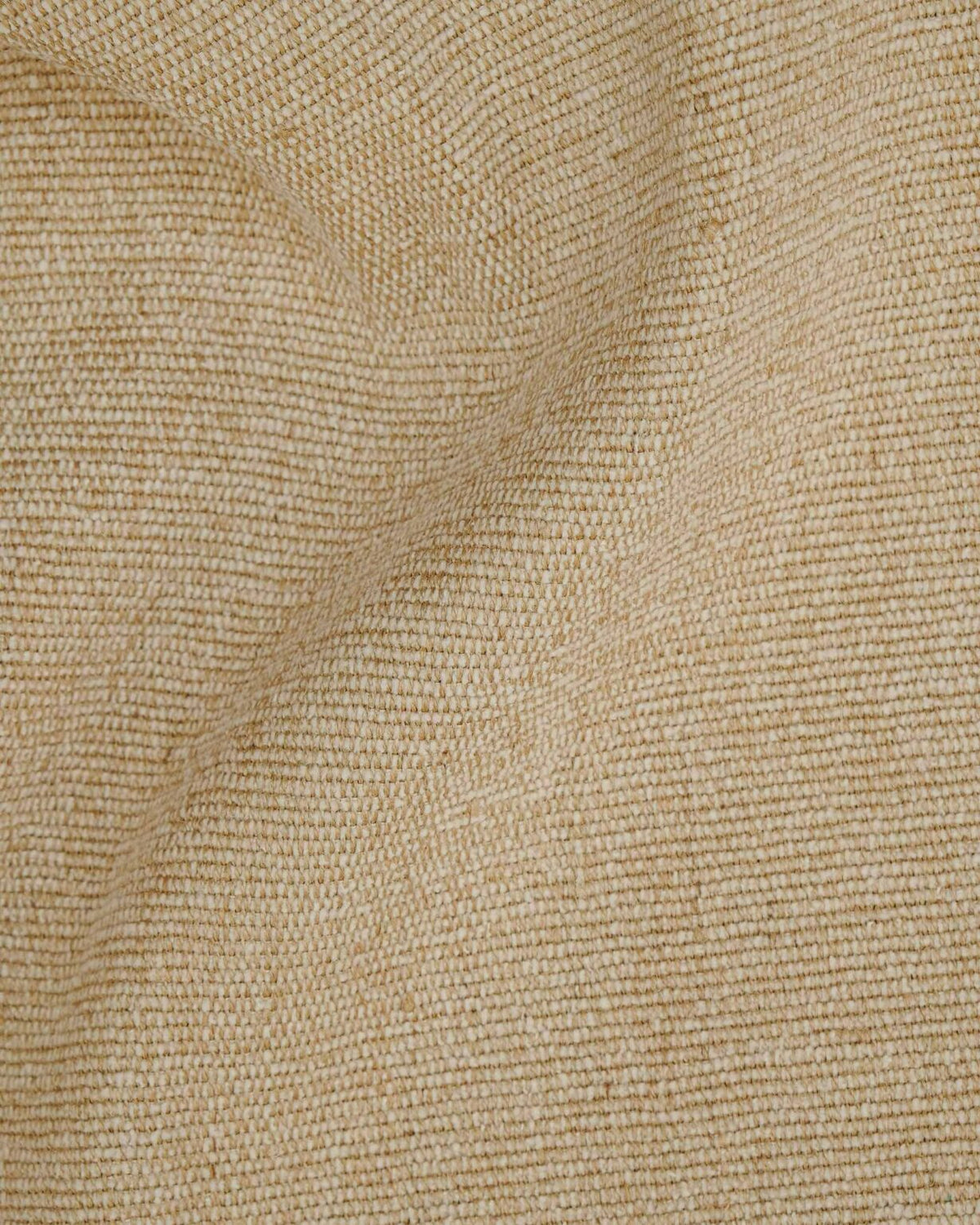 Plain Dune fabric by Coordonné in Sand, flat pattern view