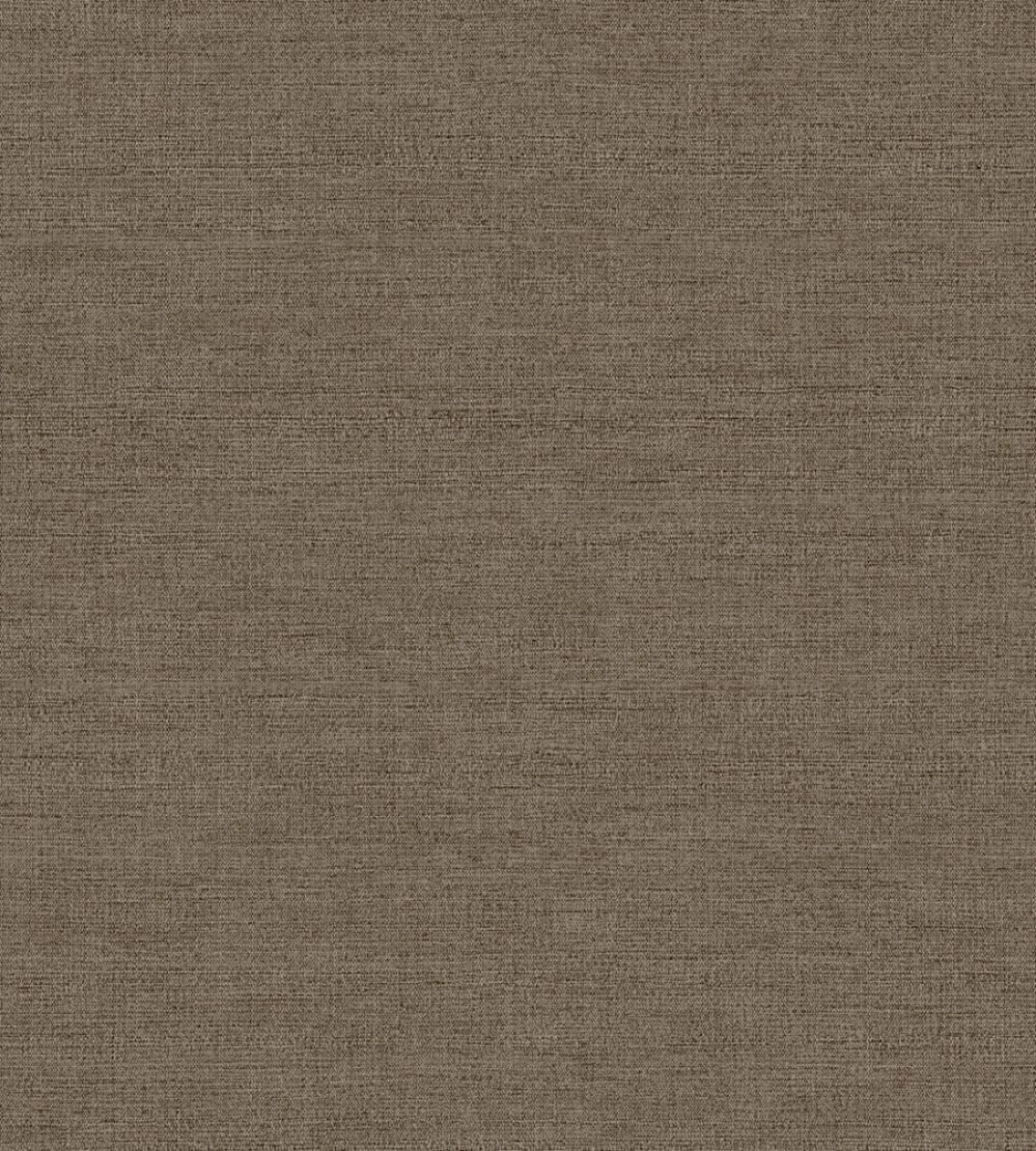 Plain Silk Wallpaper by Eijffinger Walnut