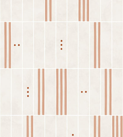 Play Blocks Wallpaper by Coordonne Peach