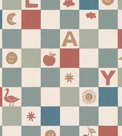 Play Wallpaper by Eijffinger Blue/Red