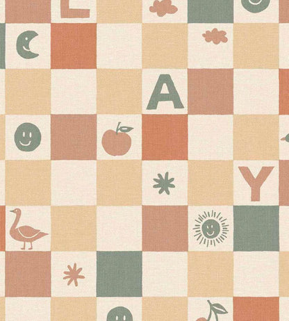 Play Wallpaper by Eijffinger Peach/Blue