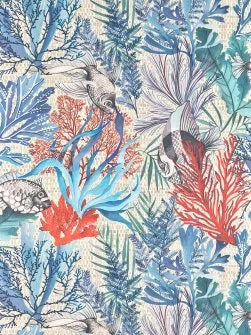 Pleine Mer Wallpaper by Pierre Frey in Corail (FP008001)