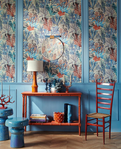 Pleine Mer Wallpaper by Pierre Frey shown in a room setting (view 2)