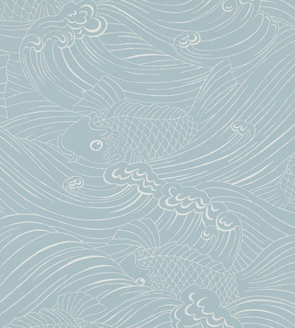 Plenty More Fish Wallpaper by Langelid Von Bromssen Ocean Blue