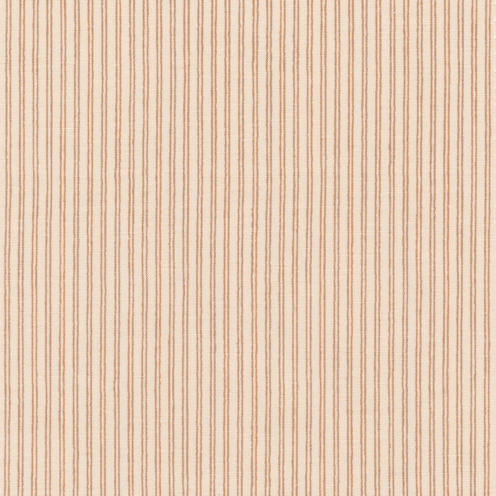 Plough Stripe Fabric by Nile & York in Beige