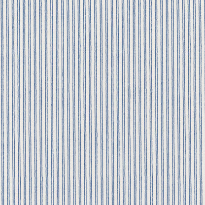 Plough Stripe Fabric by Nile & York in Paris Blue