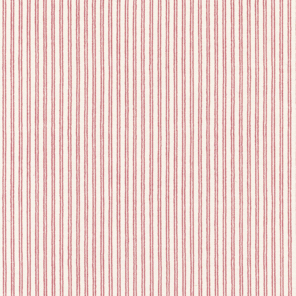Plough Stripe Fabric by Nile & York in Red