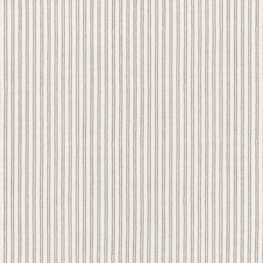 Plough Stripe Fabric by Nile & York in Stone