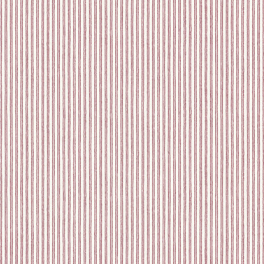 Plough Stripe Wallpaper by Nile & York in Grenache