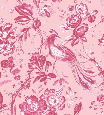 Plumage Mural by Woodchip & Magnolia Peony Pink
