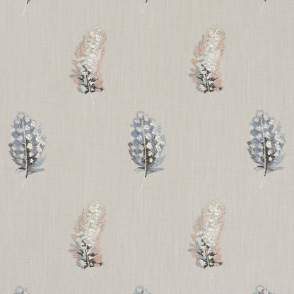 Plumis Blush/Linen fabric by Clarke & Clarke