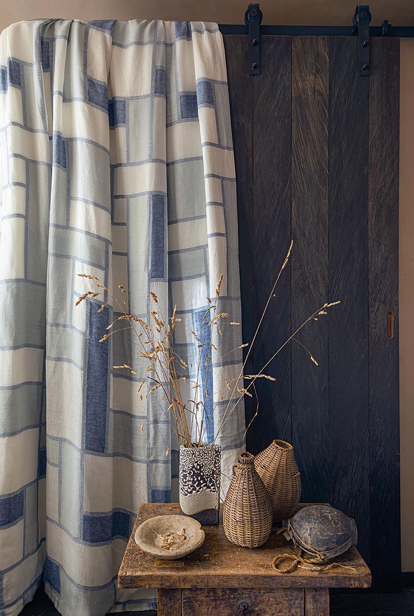 Pojagi Fabric by Pierre Frey shown in a room setting (view 1)