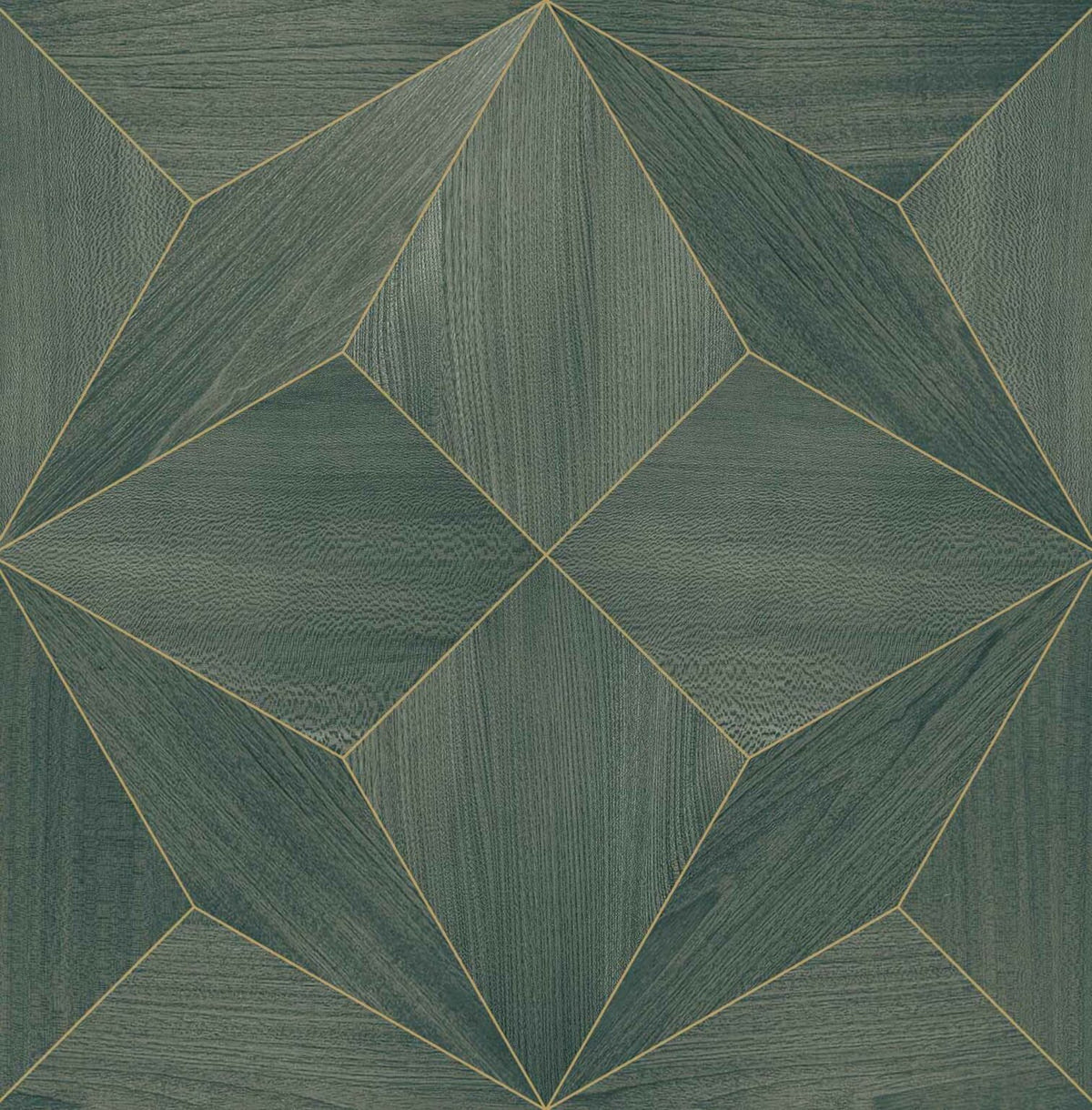 Polar Star wallpaper by Coordonné in Lagoon, flat pattern view
