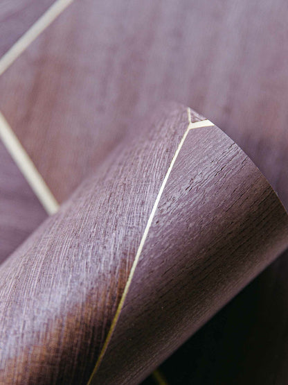Polar Star wallpaper by Coordonné in Lilac, shown in a styled room