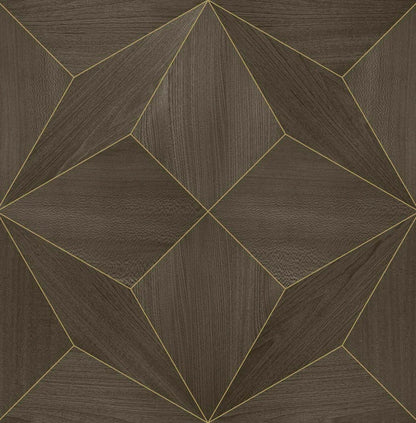 Polar Star wallpaper by Coordonné in Mole, flat pattern view