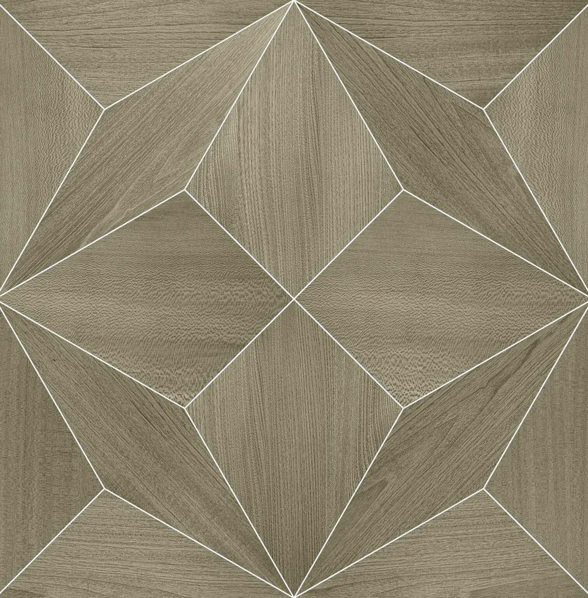 Polar Star wallpaper by Coordonné in Silver, flat pattern view
