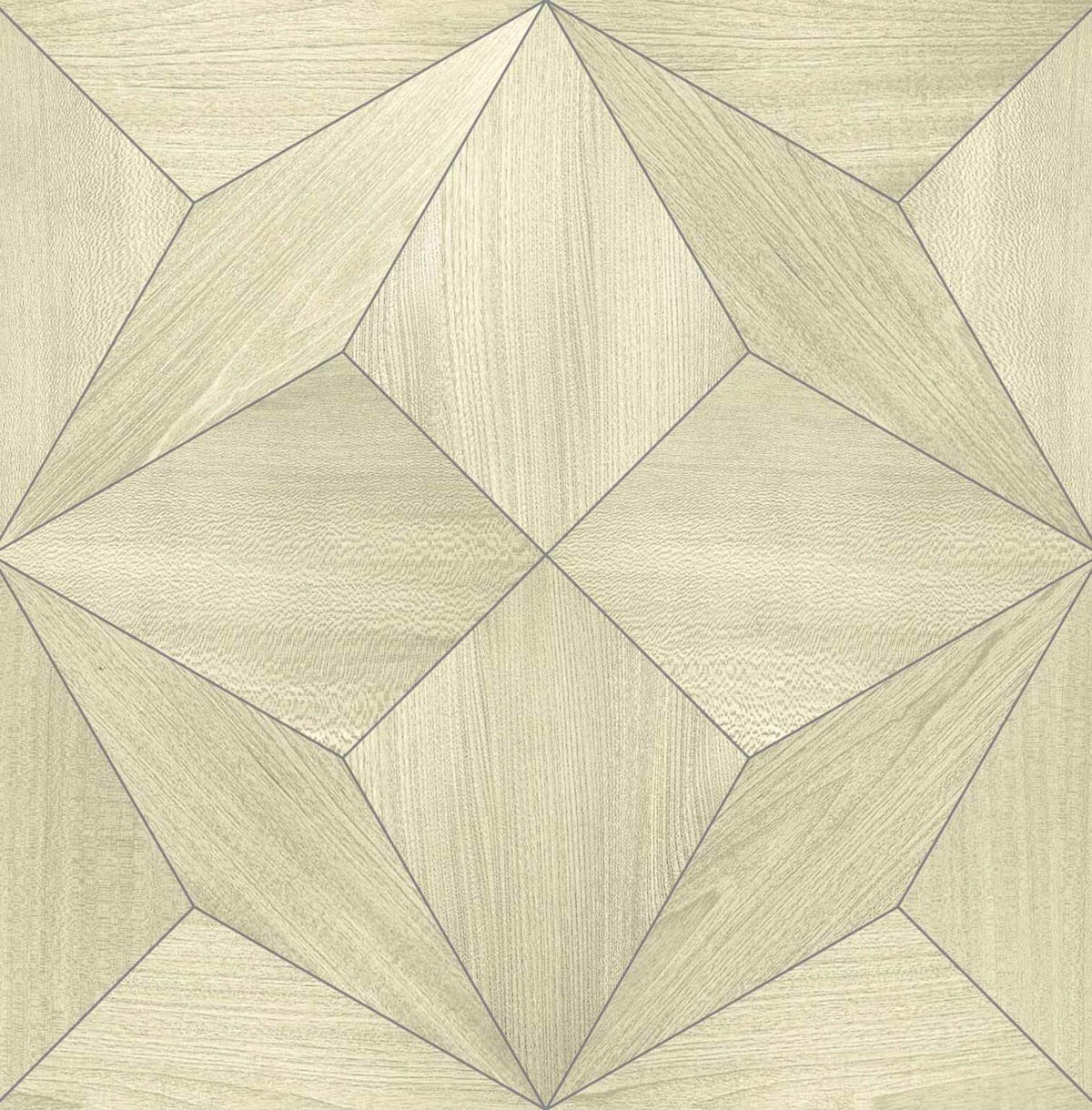 Polar Star wallpaper by Coordonné in Swan, flat pattern view