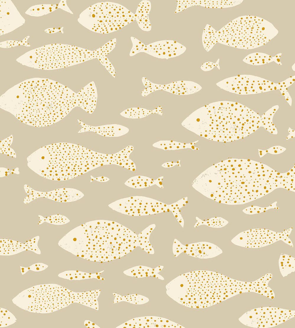 Polka Fish Wallpaper by Eijffinger