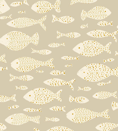 Polka Fish Wallpaper by Eijffinger
