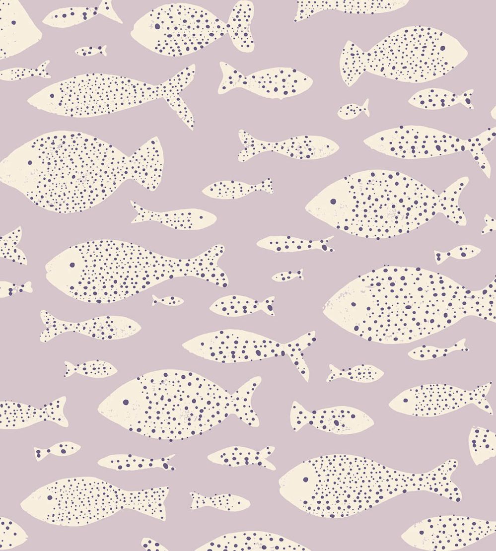 Polka Fish Wallpaper by Eijffinger 2
