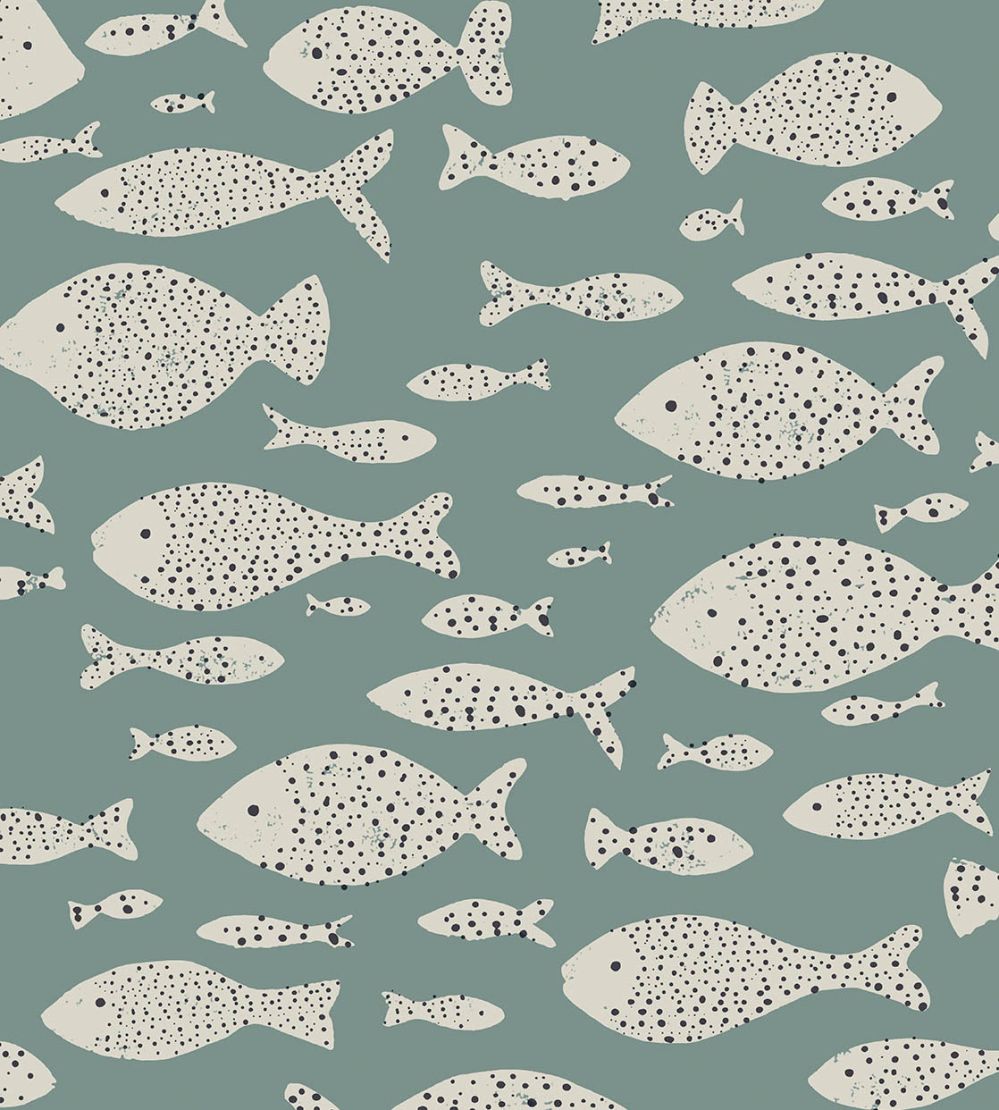 Polka Fish Wallpaper by Eijffinger 5