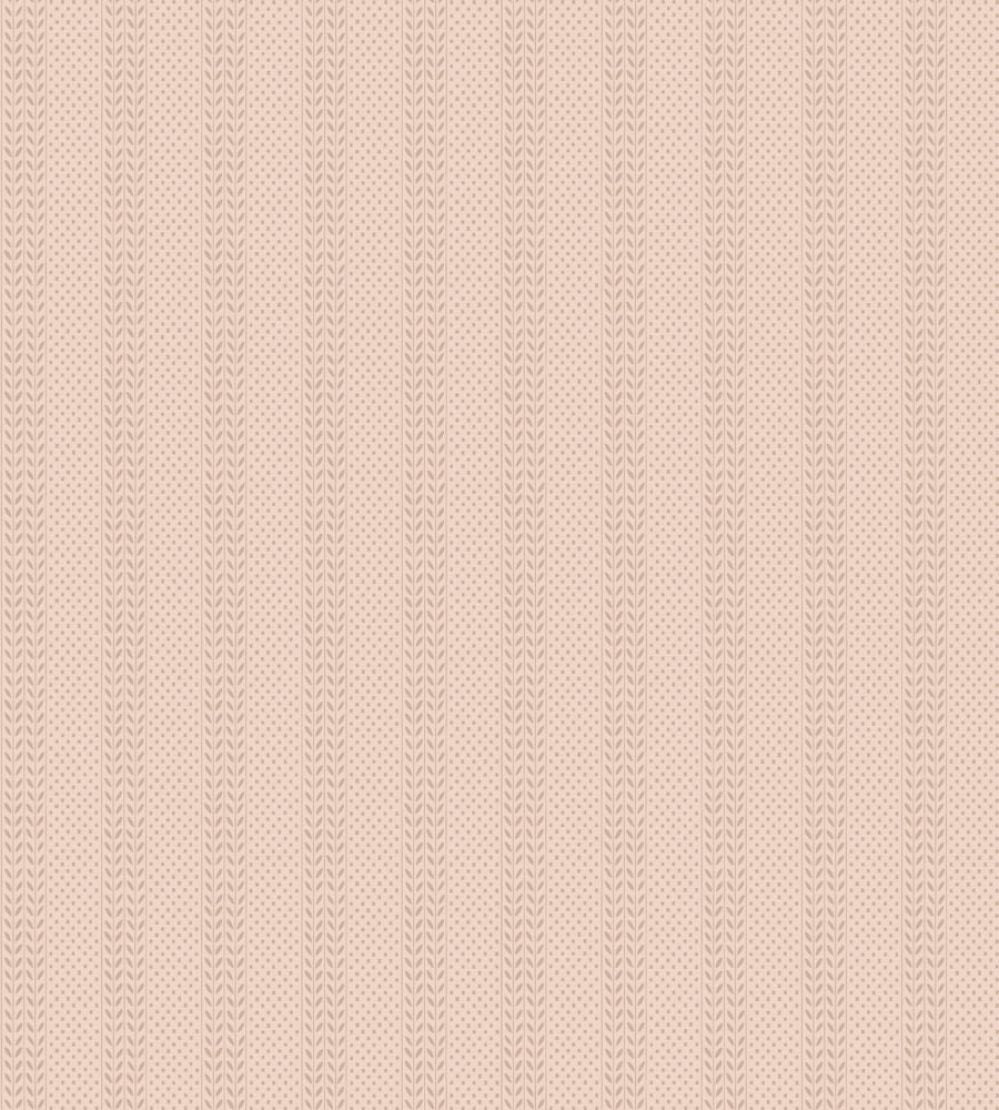 Polka Sprig Wallpaper by Farrow & Ball Pink Ground / Templeton Pink