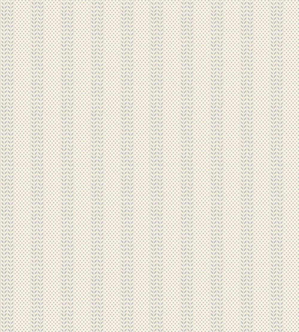 Polka Sprig Wallpaper by Farrow & Ball Pointing / Light Blue