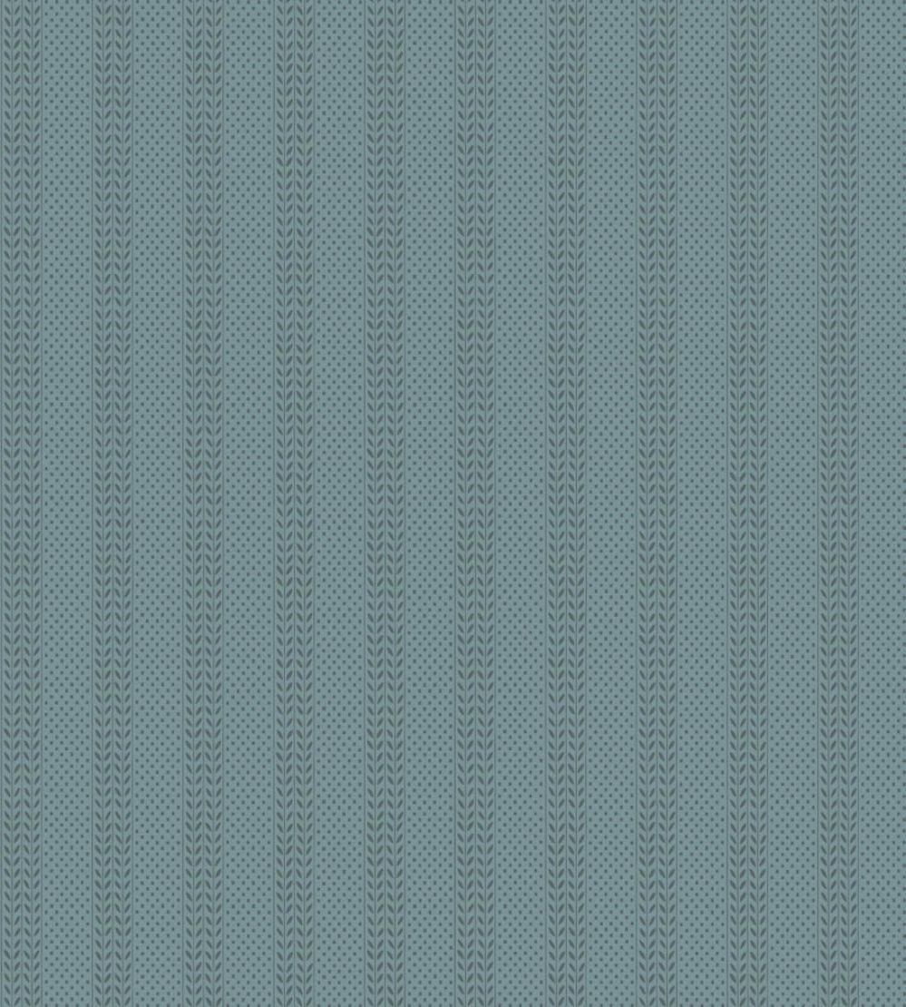 Polka Sprig Wallpaper by Farrow & Ball Berrington Blue / Inchyra Blue