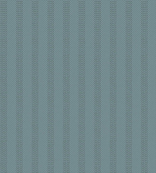 Polka Sprig Wallpaper by Farrow & Ball Berrington Blue / Inchyra Blue