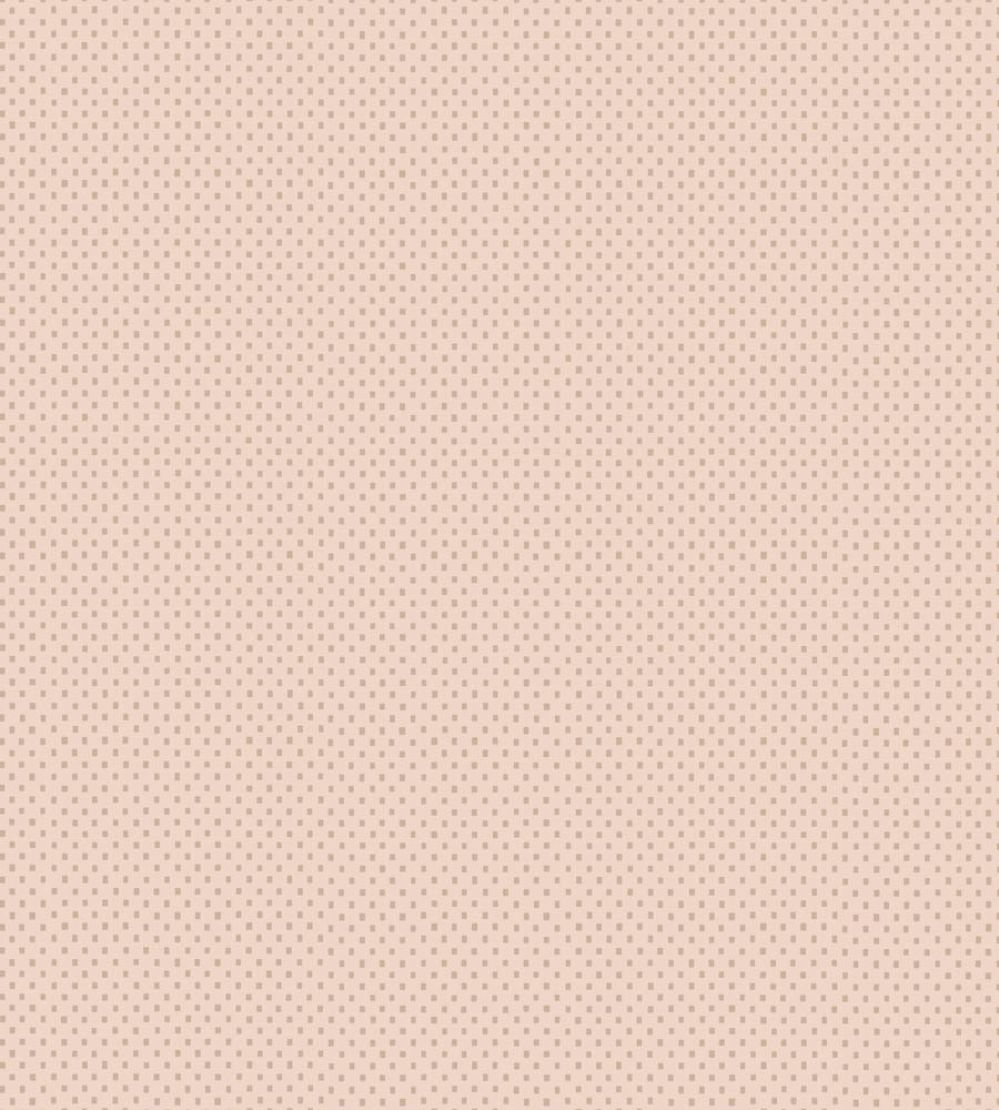 Polka Square Wallpaper by Farrow & Ball Pink Ground / Templeton Pink