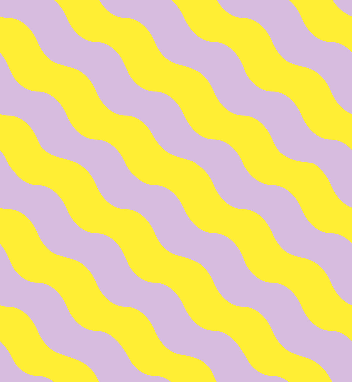 Polka Stripe Lilac & Yellow mural by Rebel Walls
