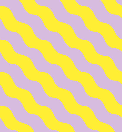 Polka Stripe Lilac & Yellow mural by Rebel Walls