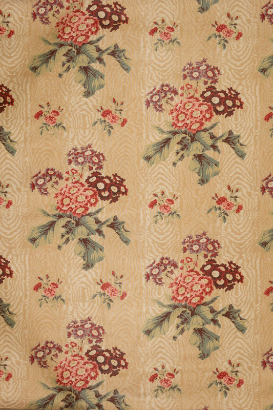 Polyanthus Fabric by Jean Monro in Coffee