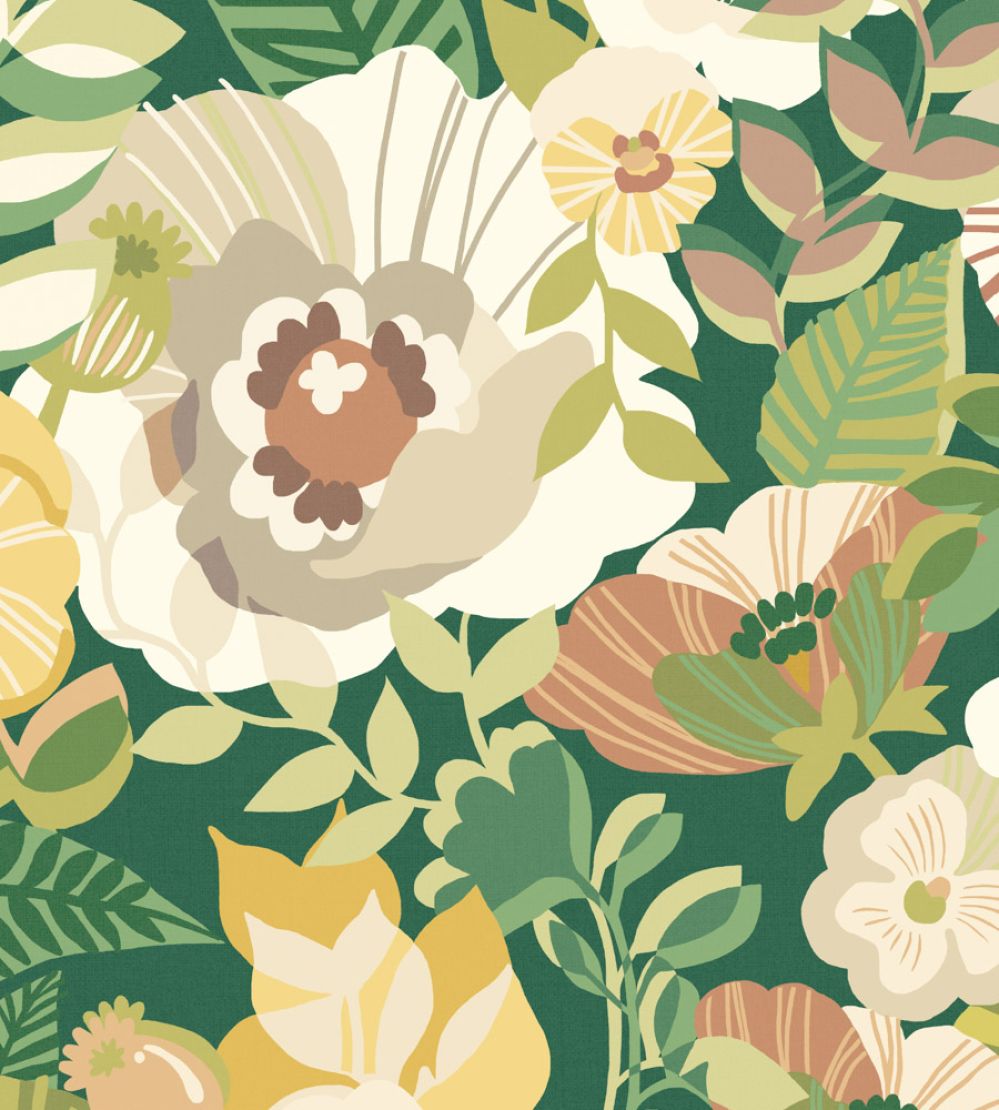 Poppies & Pansies Wallpaper by Ohpopsi Forest Grove