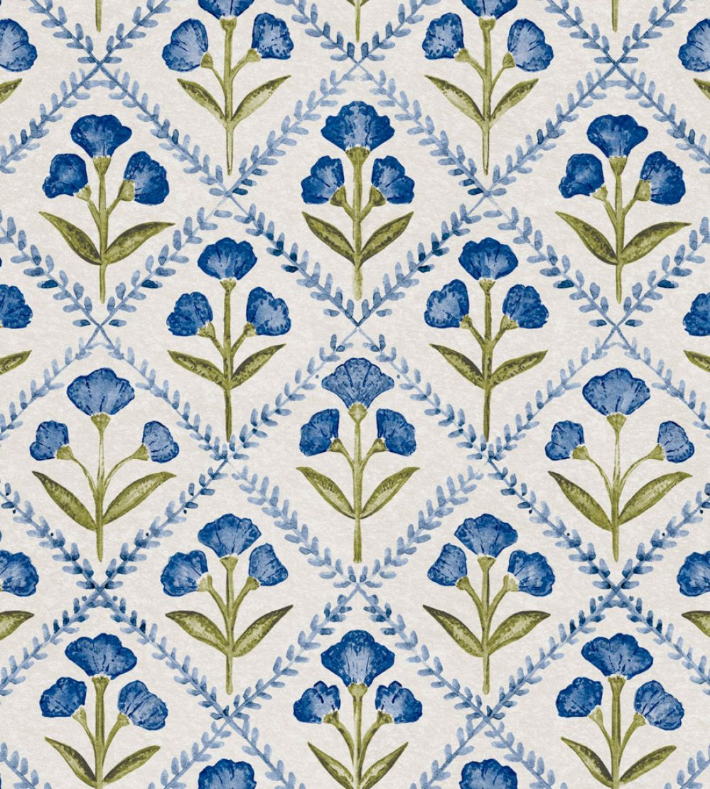 Poppy Wallpaper by Coordonne Blue