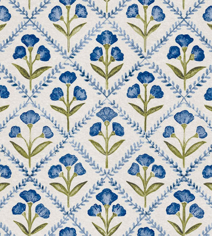 Poppy Wallpaper by Coordonne Blue