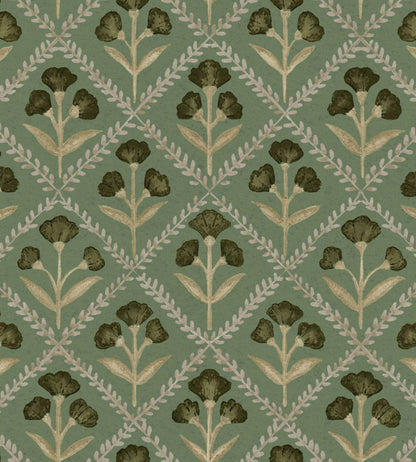 Poppy Wallpaper by Coordonne Emerald